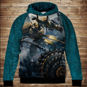 Толстівка з 3D принтом: Тихоокеанський Рубіж - 03. Дитячі і дорослі розміри. ВСІ Розміри Преміум тканина