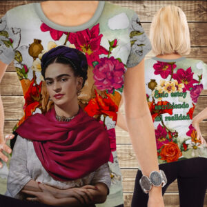 Футболка 3D Фрида Кало. Я просто пишу свою реальність. (на ісп.) ВСІ Розміри Преміум тканина