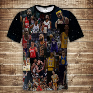 Футболка 3D Баскетболісти ТОП ВСІ Розміри Преміум тканина