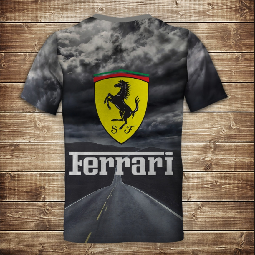 Футболка 3D Ferrary ВСІ Розміри Преміум тканина