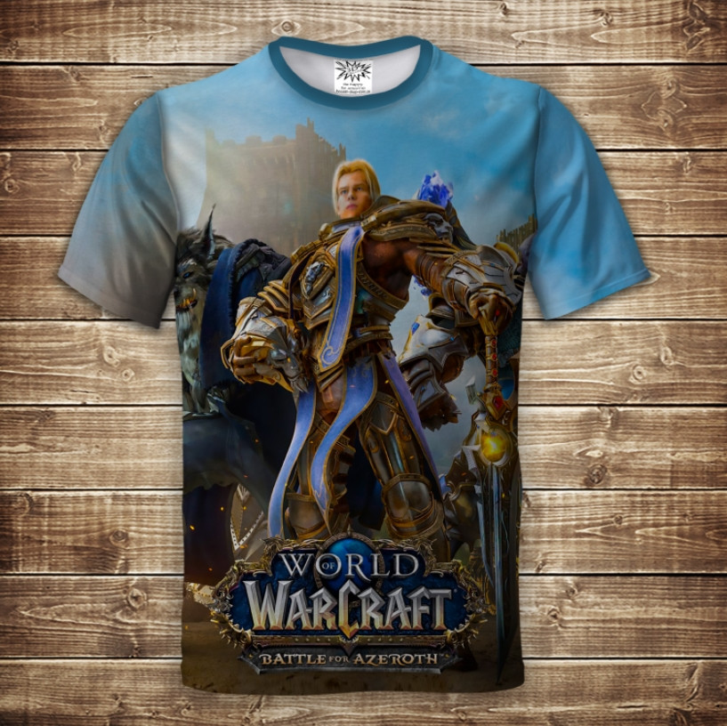 Футболка 3D The World Of Warcraft: Battle For Azeroth ВСІ Розміри Преміум тканина