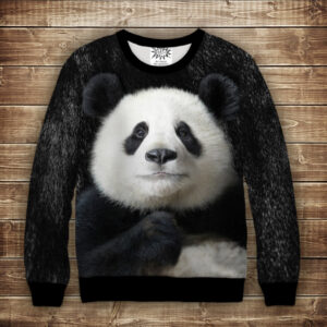 Світшот з 3D принтом на тему Панда ВСІ Розміри Преміум тканина