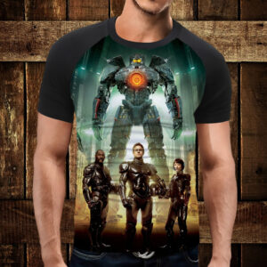 Футболка-реглан с 3D принтом: Тихоокеанський Рубіж. Райли