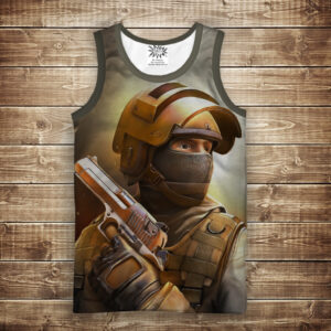 Майка з 3D принтом: Standoff 2. Дорослі і Дитячі розміри ВСІ Розміри Преміум тканина