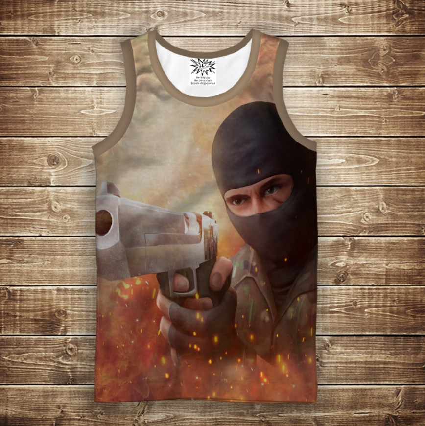 Майка з 3D принтом: Standoff 2. Дорослі і Дитячі розміри ВСІ Розміри Преміум тканина