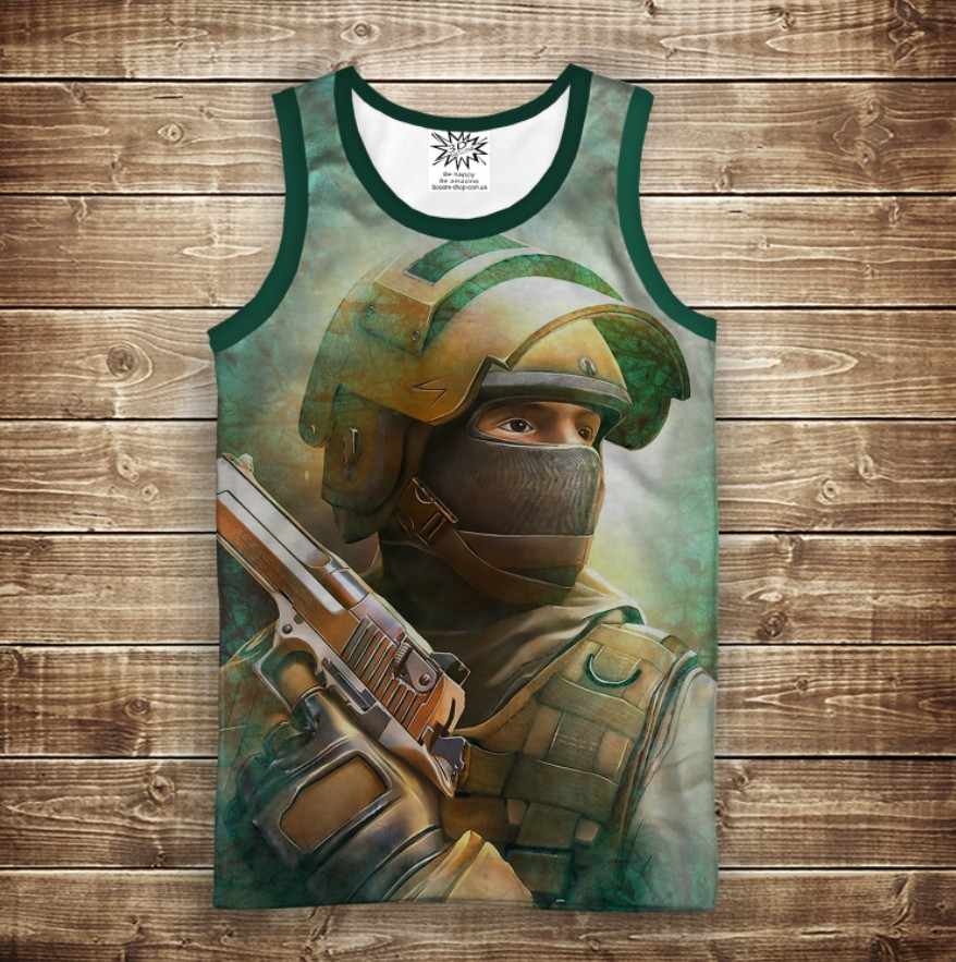 Майка з 3D принтом: Standoff 2. Дорослі і Дитячі розміри ВСІ Розміри Преміум тканина