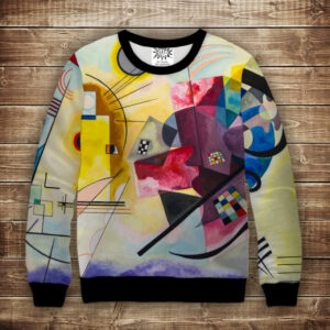 Світшот 3D Картина Кандинського ВСІ Розміри Преміум тканина