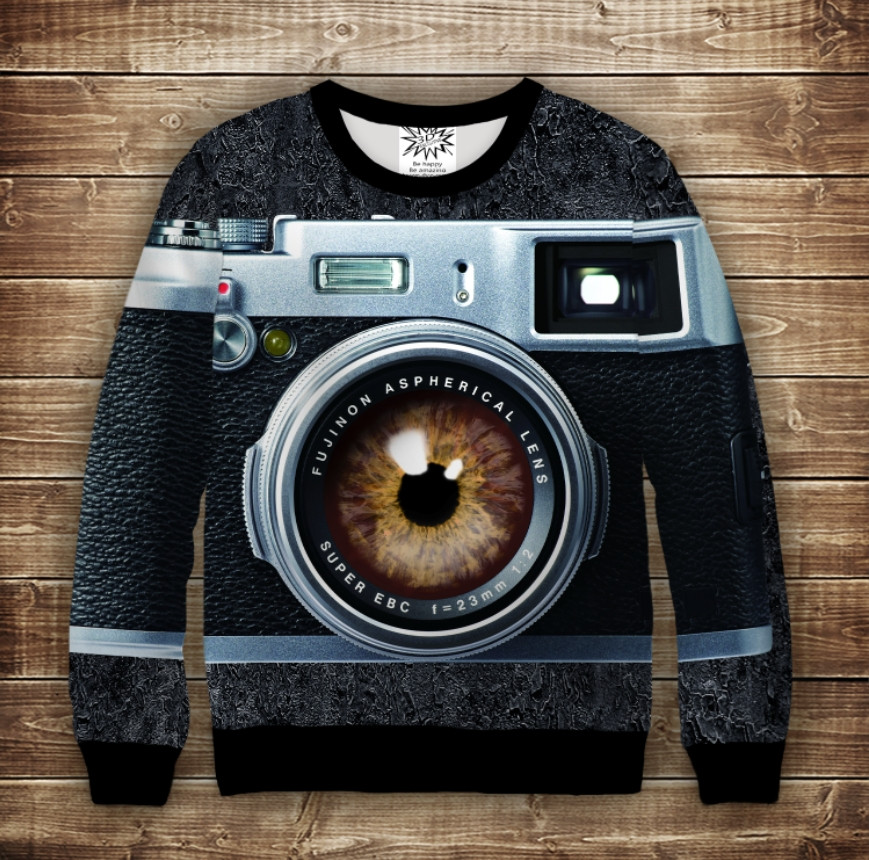 Світшот з 3D принтом Кращий подарунок Фотографу ВСІ Розміри Преміум тканина