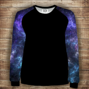 Світшот-реглан з 3D принтом на тему: Космос 2. Дорослі та Дитячі розміри ВСІ Розміри Преміум тканина