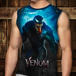 Футболка-безрукавка з 3D принтом: Venom Fatum. Дорослі і Дитячі розміри ВСІ Розміри Преміум тканина