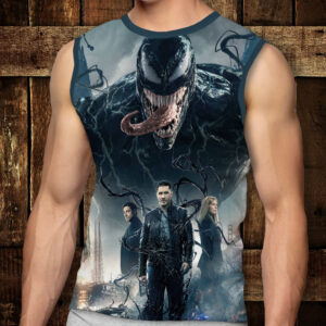 Футболка-безрукавка з 3D принтом: Venom. Дорослі і Дитячі розміри ВСІ Розміри Преміум тканина