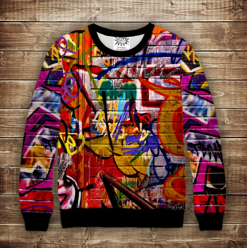 Світшот Граіфті на стіні ВСІ Розміри Преміум тканина