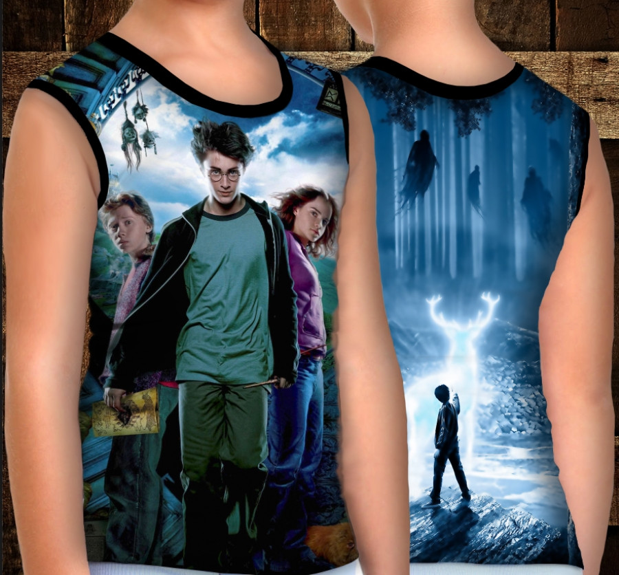 Майка хуліганка з 3D принтом: Гаррі Поттер та Карта Мародерів. ВСІ Розміри Преміум тканина