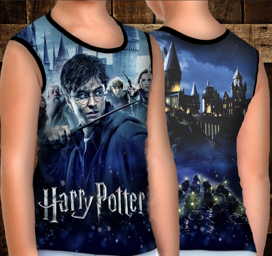 Майка хуліганка з 3D принтом: Гаррі Поттер. Перед боєм. ВСІ Розміри Преміум тканина
