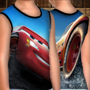 Майка хуліганка з 3D принтом: Тачки 3 ВСІ Розміри Преміум тканина