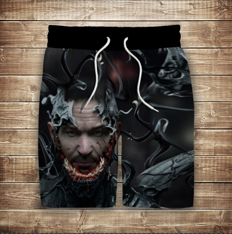 Шорти з 3D принтом на тему: Веном Том Харді ВСІ Розміри