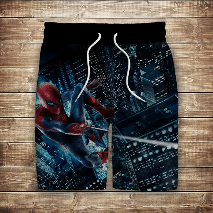 Шорти з 3D принтом на тему: Людина-павук ВСІ Розміри