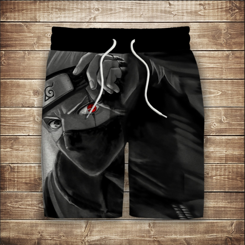 Шорти з 3D принтом на тему: Какаші Наруто Аніме ВСІ Розміри