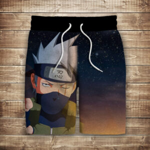 Шорти з 3D принтом на тему: Какаші Наруто Аніме ВСІ Розміри
