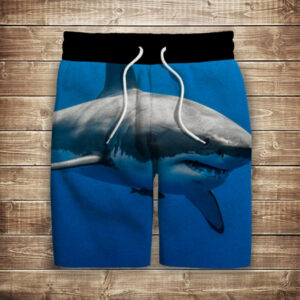 Шорти з 3D принтом на тему: Акула ВСІ Розміри