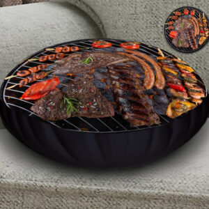 Подушка-пуфік 45х45 см. Барбекю