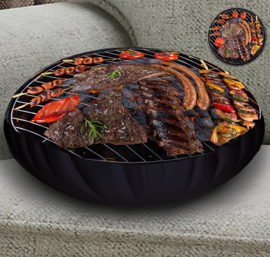 Подушка-пуфік Гріль 45х45 см.