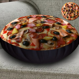 Подушка-пуфік Піцца з оливками 45х45 см.