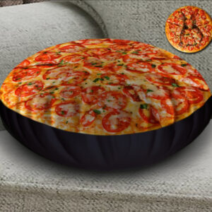 Подушка-пуфік Піцца з помідорками 45х45 см.