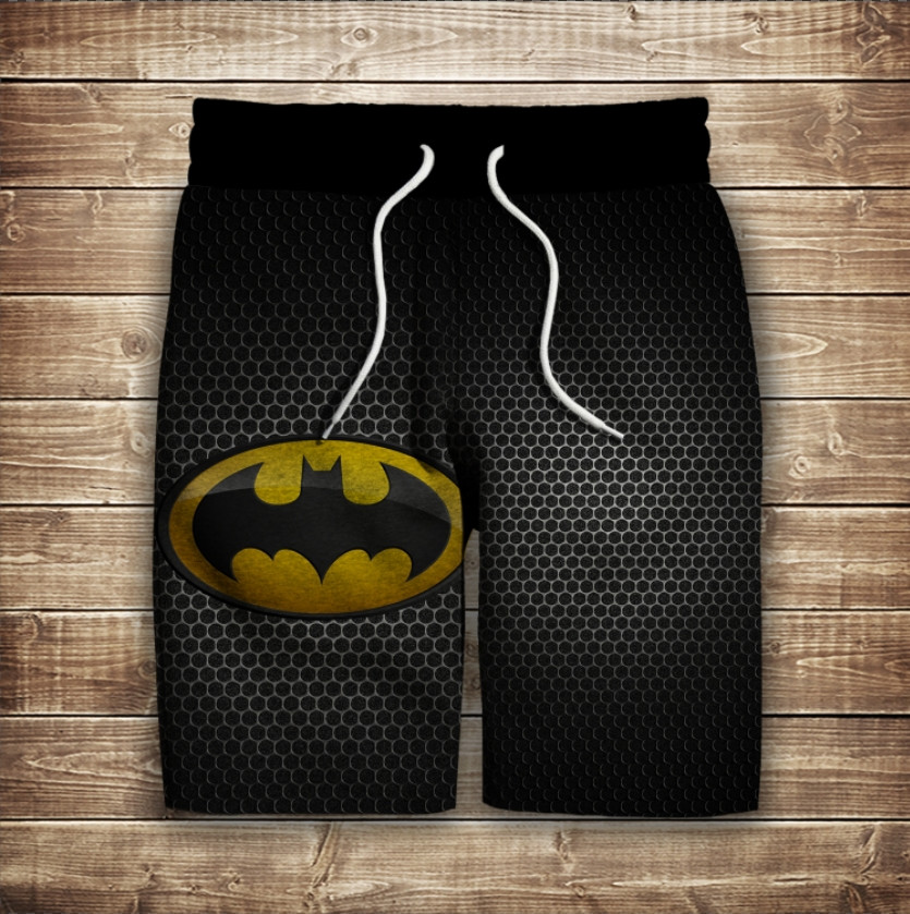 Шорти з 3D принтом на тему: Емблема Бетмен ВСІ Розміри