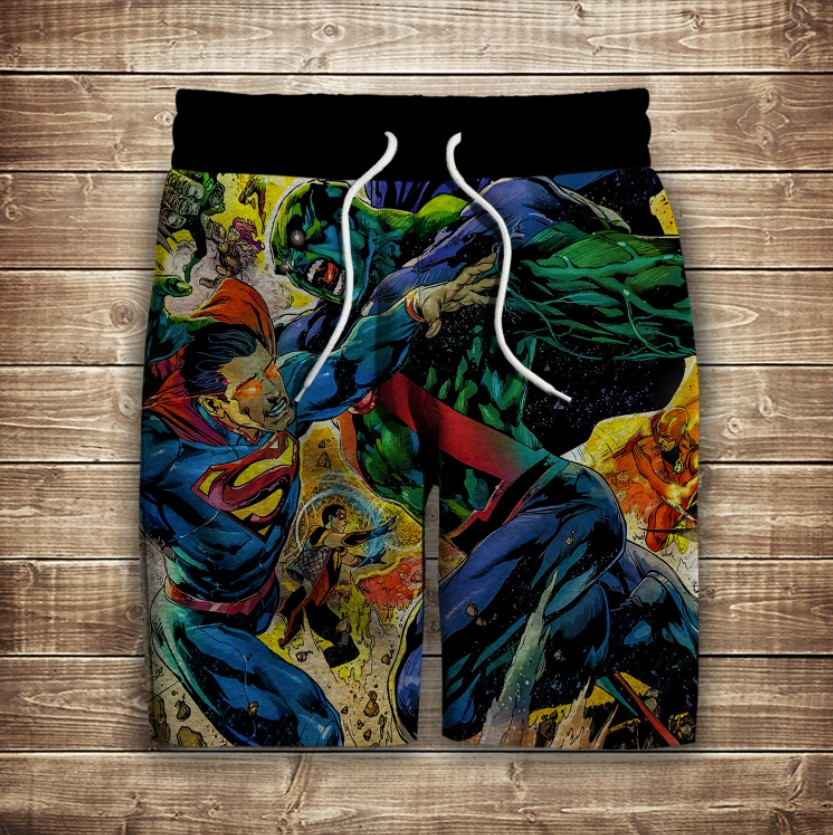 Шорти з 3D принтом на тему: ДС Комікс ВСІ Розміри