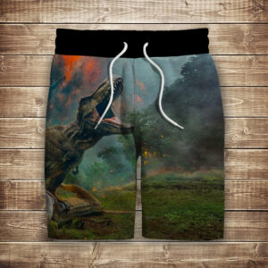 Шорти з 3D принтом на тему: Світ Юрського періоду ВСІ Розміри