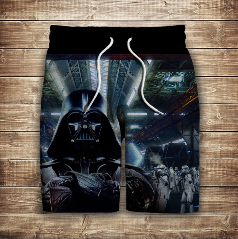 Шорти з 3D принтом на тему: Зоряні війни. Дарт Вейдер ВСІ Розміри