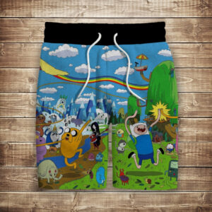 Шорти з 3D принтом на тему: Час пригод з Фінном та Джейком ВСІ Розміри