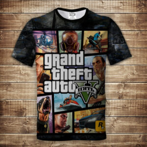 Футболка 3D Grand theft auto Caver ВСІ Розміри Преміум тканина