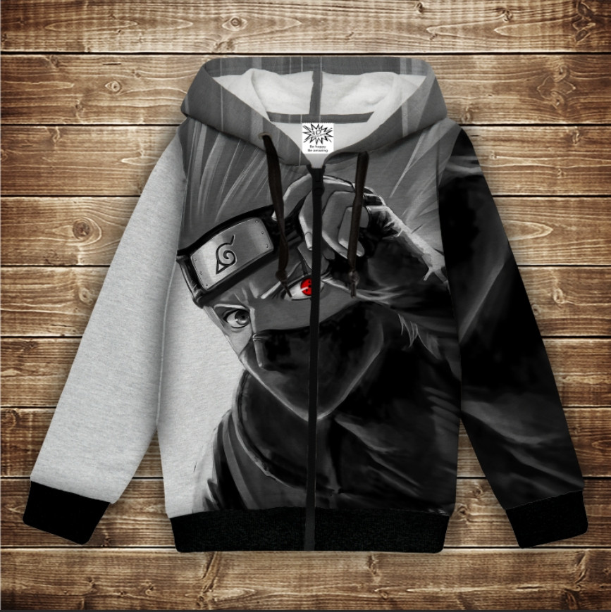 Худі теплий з принтом Наруто Дорослі і Дитячі розміри ВСІ Розміри Преміум тканина