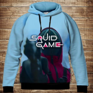 Толстівка з 3D принтом Squid Game Игра в кальмара Дитячі і дорослі розміри. ВСІ Розміри Преміум тканина
