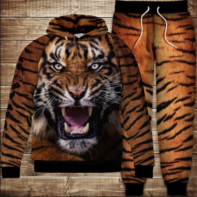 Спортивний костюм з принтом Тигр