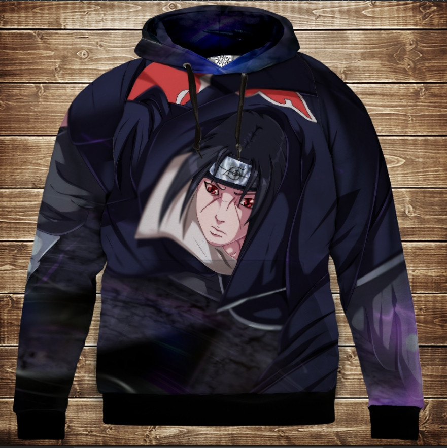 Толстівка з 3D принтом: Наруто Naruto Дитячі і дорослі розміри. ВСІ Розміри Преміум тканина