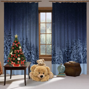 Штори з Фотоштораом на тему: Зимовий пейзаж