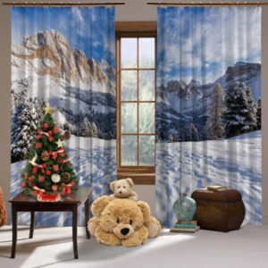 Штори Фотоштори Пейзаж Зимові гори