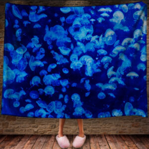 Плед з 3D принтом Fantastic World of Jellyfish 150х200 см.