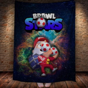 Плед з 3D-принтом на тему Brawl Stars Герої Бравл Старс 150х200 см.