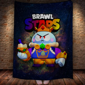 Плед з 3D-принтом на тему Brawl Stars Герої Бравл Старс 150х200 см.