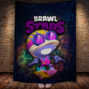 Плед з 3D-принтом на тему Brawl Stars Герої Бравл Старс 150х200 см.