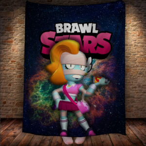 Плед з 3D-принтом на тему Brawl Stars Герої Бравл Старс 150х200 см.