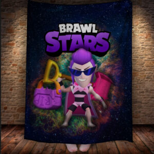 Плед з 3D-принтом на тему Brawl Stars Герої Бравл Старс 150х200 см.