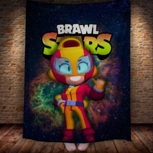 Плед з 3D-принтом на тему Brawl Stars Герої Бравл Старс 150х200 см.