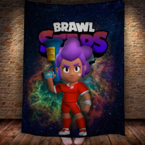 Плед з 3D-принтом на тему Brawl Stars Герої Бравл Старс 150х200 см.