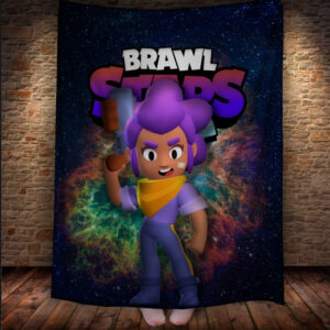Плед з 3D-принтом на тему Brawl Stars Герої Бравл Старс 150х200 см.