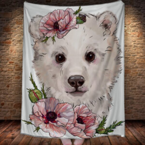 Плед з 3D принтом Ведмедик 150х200 см.